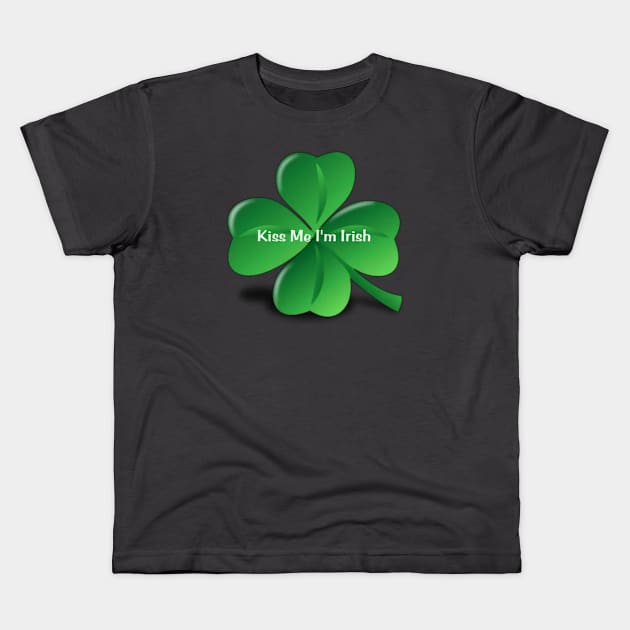 Kiss me i'm irish Kids T-Shirt by ZIID ETERNITY